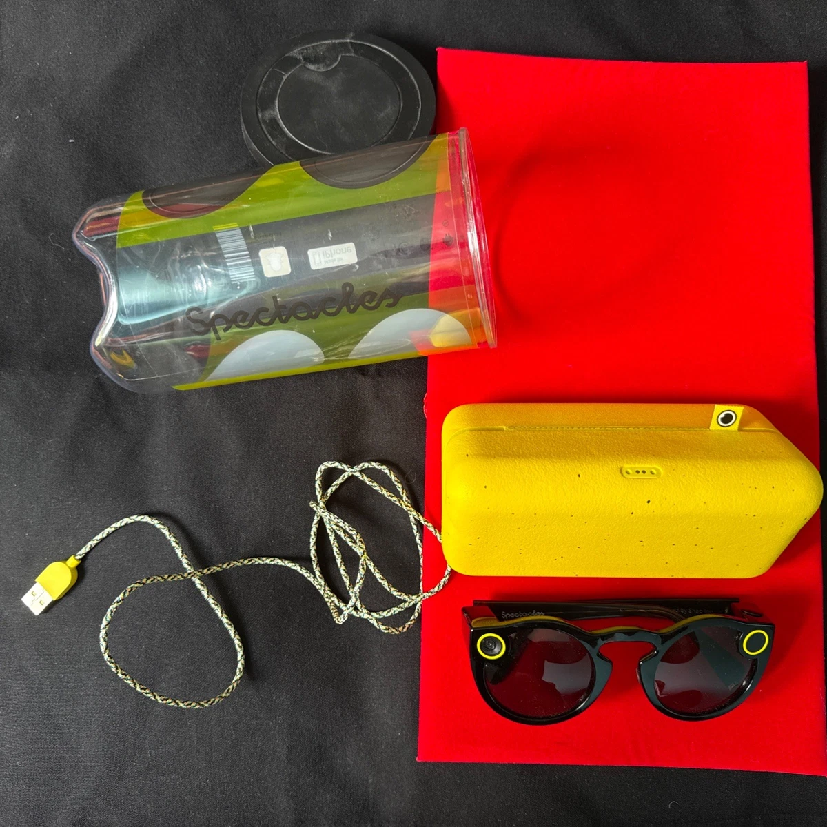 Snapchat spectacles peach with yellow case Snap OS 2.0 is a small step towards AR glasses you might  main image 4