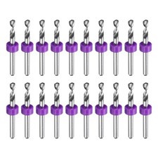 20pcs Micro PCB Drill Bits 3.15mm Tungsten Steel for  CNC Engraving