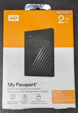 WD My Passport 2TB WDBYVG0020BBK-WESN 2.5 USB 3.0 External Drive