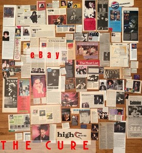 THE CURE Robert Smith 80’s Alternate Gothic Rock Fan Collection LOT 90 clipping