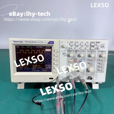 Tektronix TDS1012B-SC Color 2 Channel LCD 100 MHz 1GS/s Digital Oscilloscope/lhy