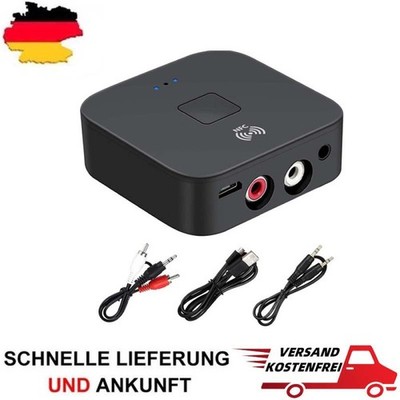 Bluetooth 5.0 Empfänger AUX 3.5mm Cinch Buchse Hifi Wireless Audio Adapter NEU