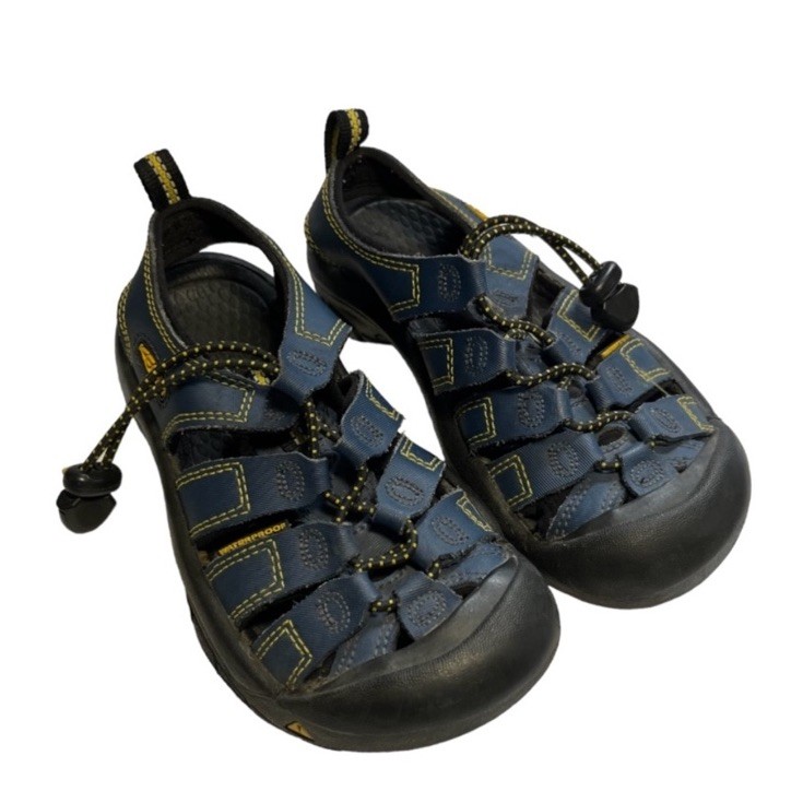 Scarpe impermeabili Keen Newport H2 blu da ragazzo US 12 sandali sportivi scarpe bambini