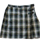 Dennis Uniform Girls 12 1/2 Pleated Plaid School Skirt Made in USA 21680