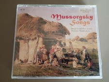 Modest Mussorgsky: Songs - Sergei Leiferkus - 4 CDs - brand new