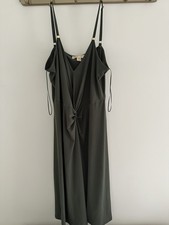 Olive Green Michael Kors Tank Knit Dress Size XL