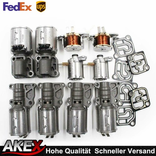 For Audi A4 A6 A7 Q5 7 Speed Transmission 10x Transmission Control Valves DQ500 DL501 0B5