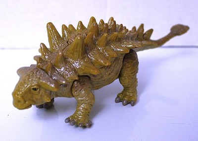 Disney  Ankylosaurus Growling Dinosaur URL Action Figure 2000 Lights Sound 7''