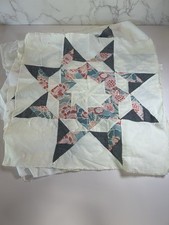 Vintage Handmade Lot 5 Random Quilt Top Squar...