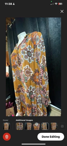 VETEMENTS Ces Femme a line abito donna multicolore pullover volant senza maniche a strati scollo a V