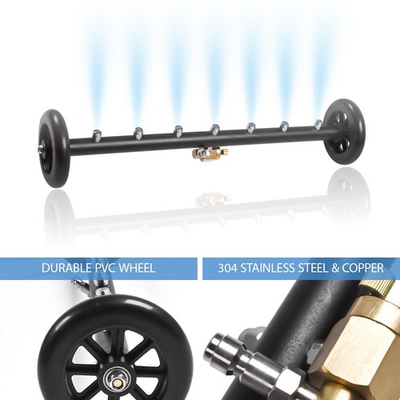 #ad 4000 PSI Under Car Pressure Washer Undercarriage Cleaner Underbody Wash Broom $48.99