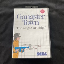 Gangster Town (Sega Master System, 1987) CIB Complete in Box FREE SHIP