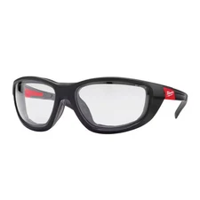 Clear Fog-Free Safety Glasses w/ Gasket – Impact & Dust Protection