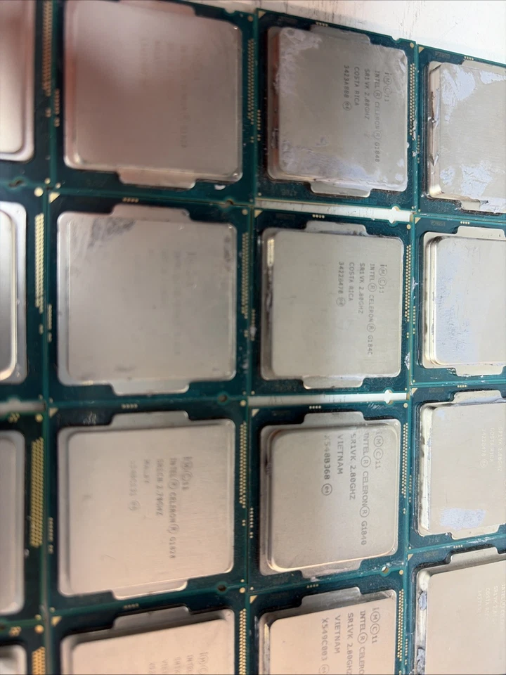 Lot de 27 processeurs Intel Celeron & Pentium – LGA1150 / LGA1155 / LGA1151 - Photo 4/4
