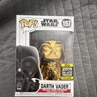 Funko Star Wars Darth Vader Gold Chrome Galactic Convention Pop! Vinyl #157
