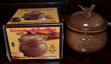 Honigtopf Honig-Dose Keramik BONANZA wie neu Vintage