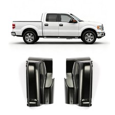 Steel Cab Corner Covers Compatible with 2004-2008 Ford F-150 2006-2008 Lincol...
