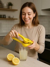 1pc Stainless Steel Manual Citrus Juicer Lemon Squeezer Hand Press Kitchen Tool