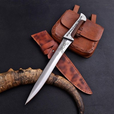 Famous Dune Paul Atreides Crysknife with Leather Sheath | Full Tang High Carbon