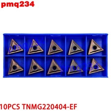 10PCS TNMG220404-EF Carbide turning inserts External turning inserts