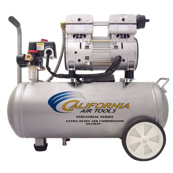 California Air Tools CAT6010LFC 1HP 6 gal Oil-Free Steel Air Compressor New