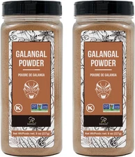BestBy12/26 Soeos Galanga Powder 16oz Twin Pack Non-GMO Kosher Vietnam