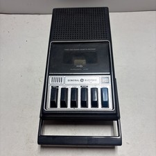General Electric 3-5100B Portable Cassette Recorder - PARTS ONLY - READ DESC