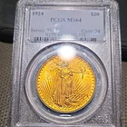 1924 $20 Saint-Gaudens Double Eagle Gold PCGS MS64 Business Strike P