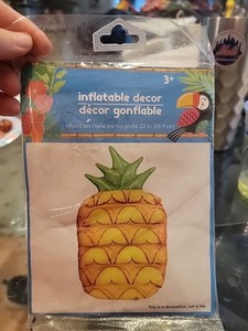 Inflatable Decor Pineapple 22 inches, for Decoration not a Toy