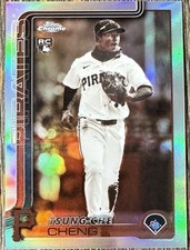 2025 Topps Chrome Update Tsung-Che Cheng Sepia RC - Pittsburgh Pirates 