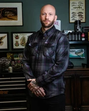 DIXXON EMPIRE MENS PURPL/BLK FLANNEL P/N DX-FL0706M-M/L/XL/2XL