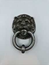 Türklopfer Löwenkopf schwere Ausführung Silberfarbend