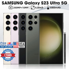 NEW SEALED Samsung Galaxy S23 Ultra 5G SM-S918U 256GB/512GB Factory Unlocked US