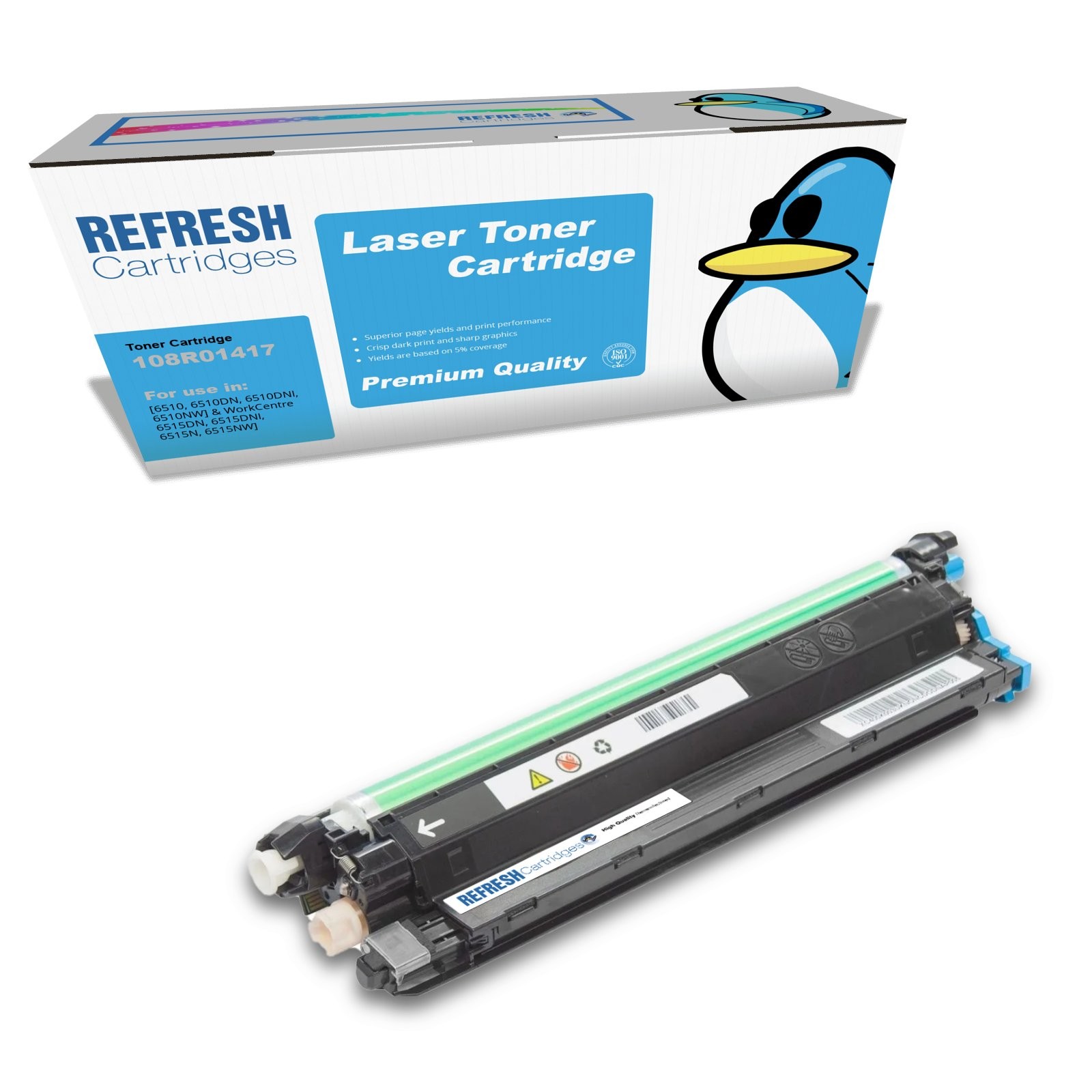 Refresh Cartridges Cyan Drum 108R01417 Compatible With Xerox Printers