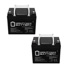 Mighty Max 12V 35AH INT Battery Replacement for Pride Jazzy Select 6 - 2 Pack