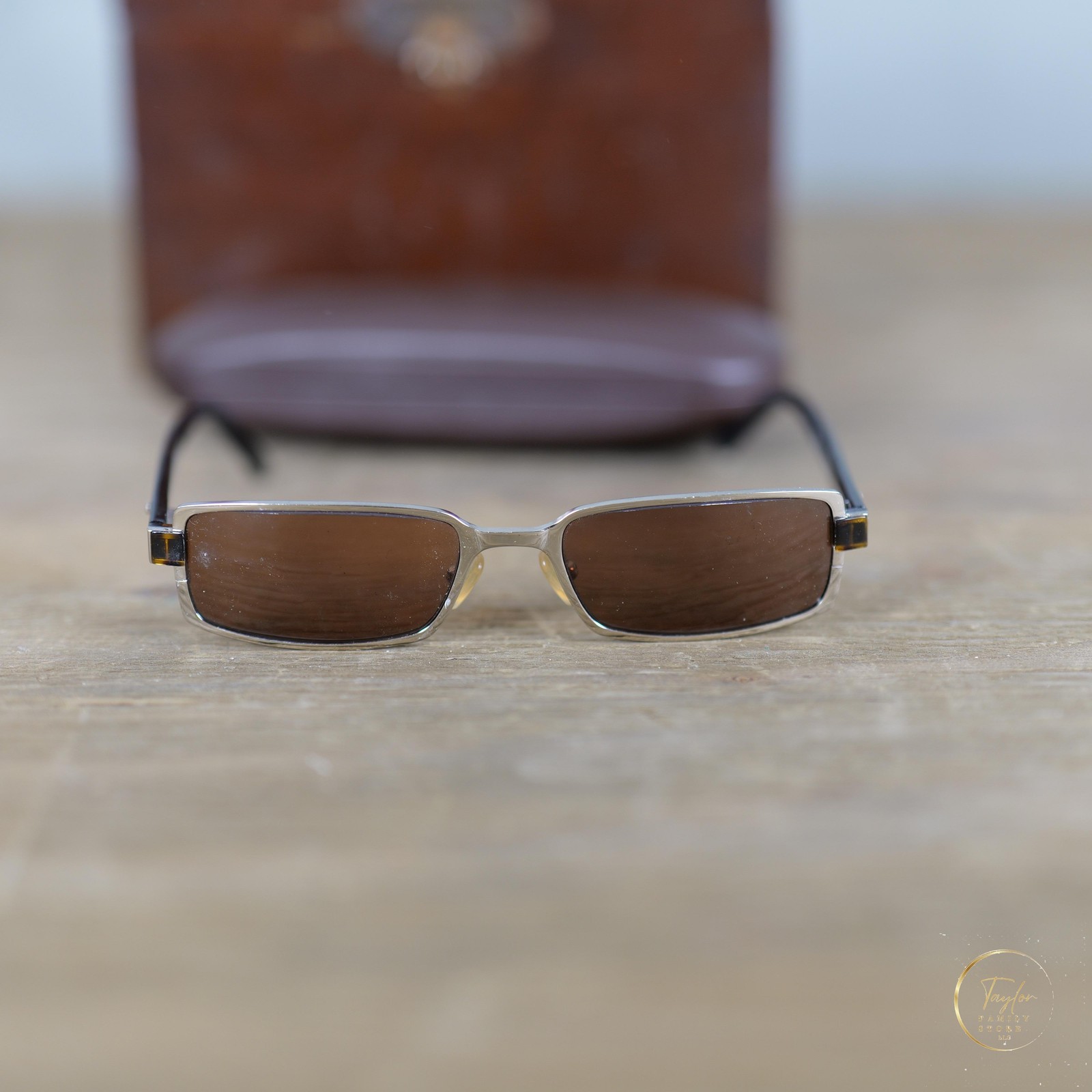 Ralph Lauren Sunglasses Rectangular Brown Tortois… - image 1