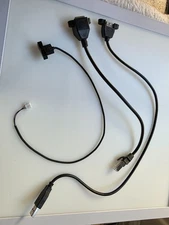 EPAX X1 Slotted Optical Switch, Ethernet extension cable, USB extension cable