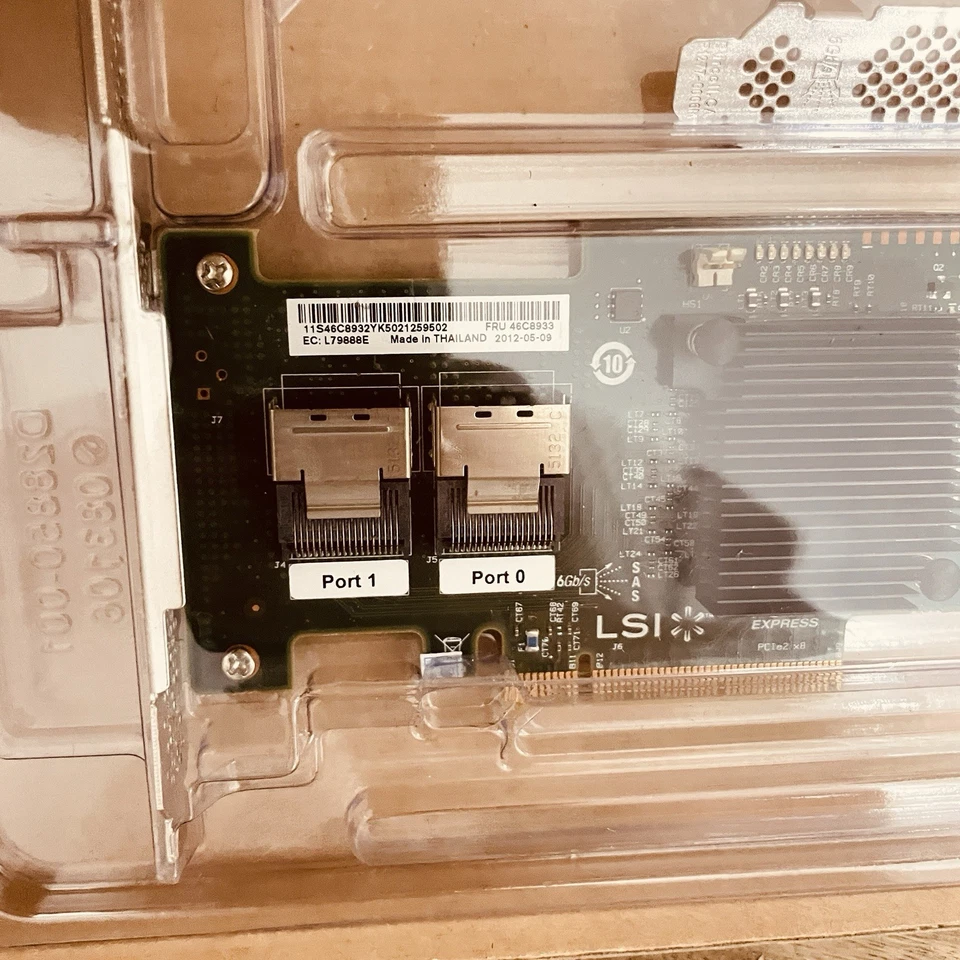 LSI SAS9240-8I 6Gbps SAS SATA 8 Port Raid Controller IT Mode - Image 2 of 3