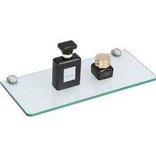 Badezimmer Glasregal, Duschablage, Glasablage, Rechteck, 30cm, rostfrei, Bad,...