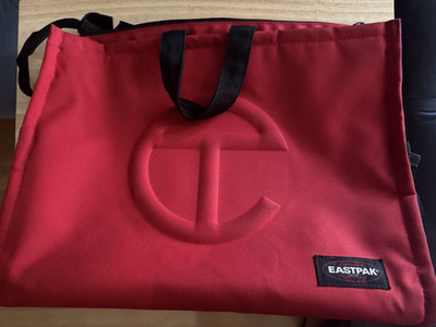 Eastpak x Telfar Red Large Backpack Zip Closure Detachable Strap Inner Pockets