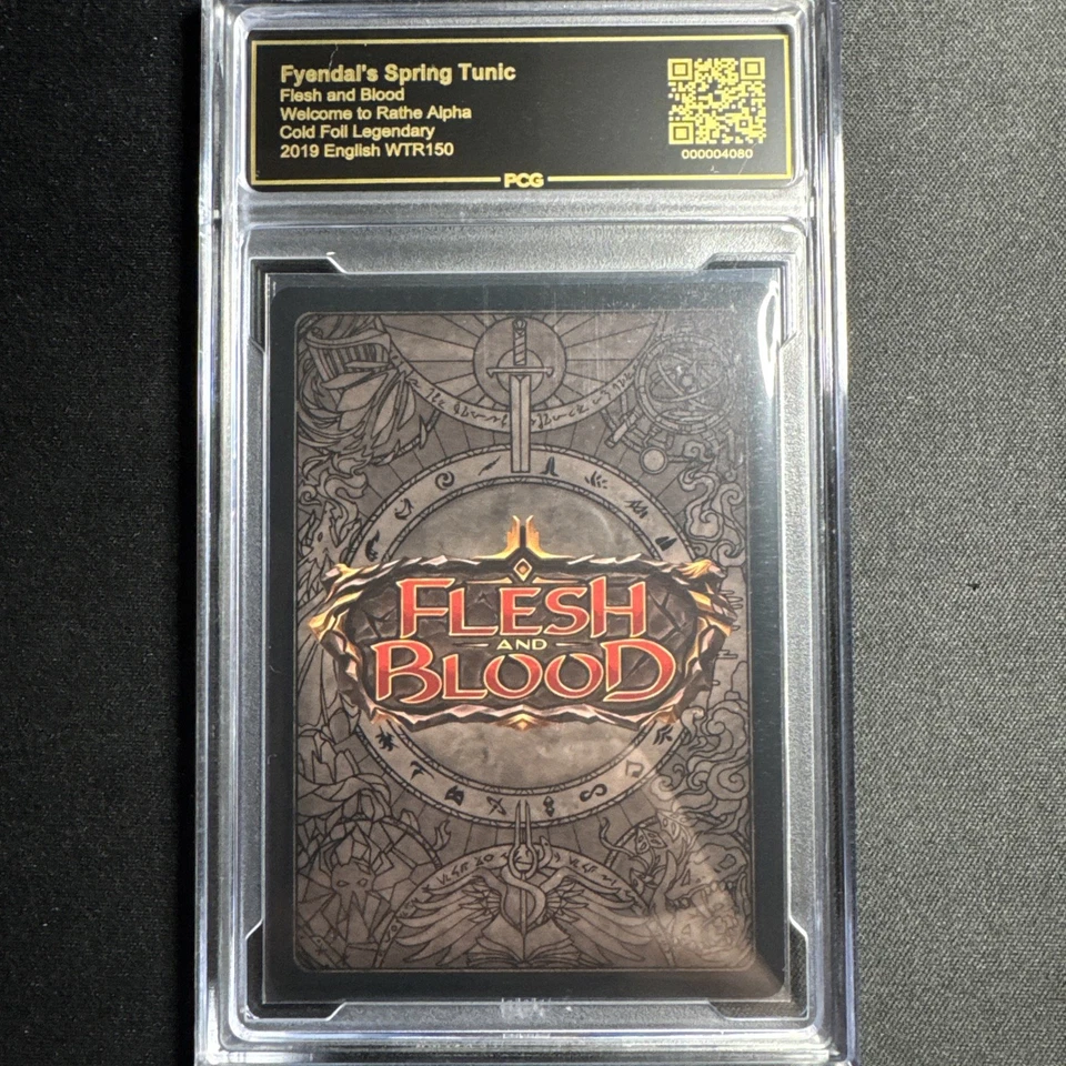 Flesh & Blood ALPHA Welcome to Rathe PCG 9.5 Fyendal's Spring Tunic Cold Foil - Image 2 of 2