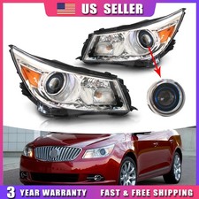 For 10-13 Buick LaCrosse Left Right w/Bulb 2x HID Xenon Headlights Headlamps New
