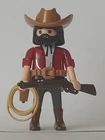 Playmobil cowboy character for western teepee fort saloon ranch horses