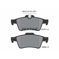 Textar 2413701 Bremsbelagsatz Scheibenbremse Hinterachse FüR Volvo CitroëN Ford