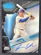 Isaac Collins 2026 Topps Chrome Black #CBA-IC On Card Auto Brewers /150🔥🔥🔥