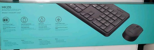 Logitech MK235 Wireless Keyboard & Mouse Combo for PC 920-007897 New NIB Sealed - Picture 3 of 5