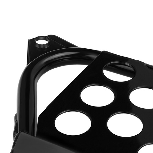 Black Heel Guards Footrest For Yamaha Banshee 350 YFZ350 Left + Right Nerf Bars - Picture 13 of 14