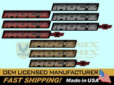 1988 1989 1990 Iroc-z Z28 Rocker Panel Fender Rear Bumper Emblems Kit 3 Pieces 1988 1989 1990 Iroc-z Z28 Rocker Panel Fender Rear Bumper Emblems Kit 3 Pieces