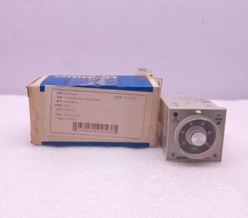 Omron H3BA Timer 24VDC 0.5 to 100h Contact 5A 250VAC Resistive Load