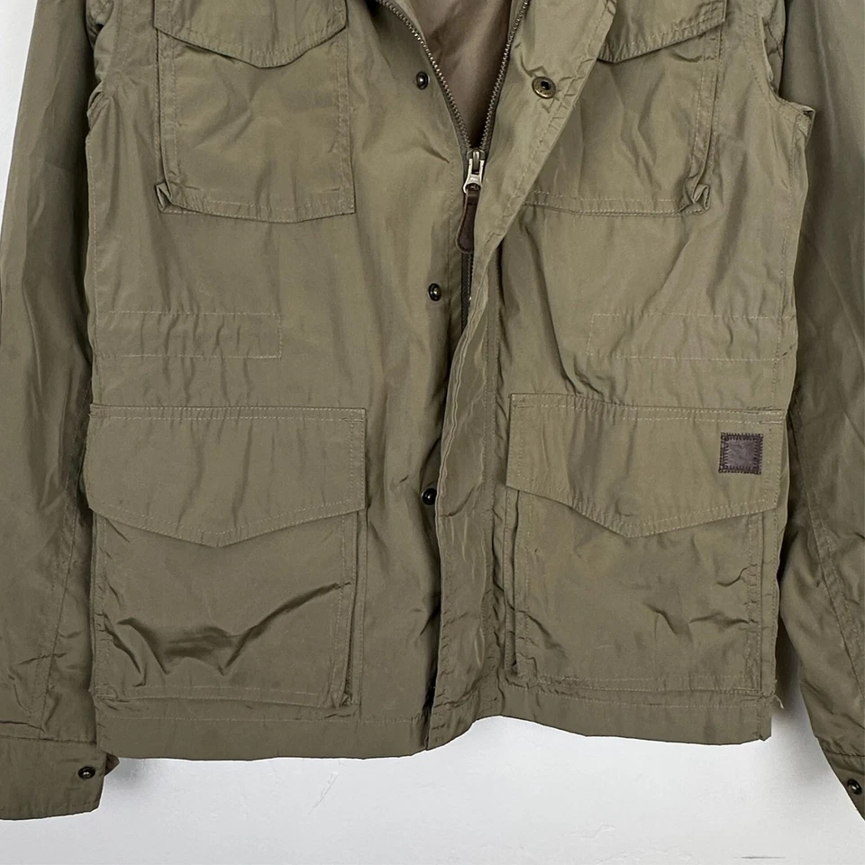 Chaqueta Hombres S Gorpcore Ropa de Trabajo Militar Utilidad Safari Bolsillos Capucha Cremallera A Presión Foto 3 de 4